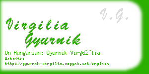 virgilia gyurnik business card